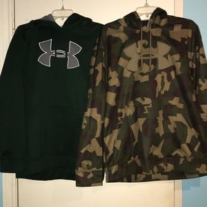 2 Men’s Under Armour Hoodies